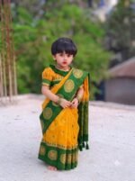 হলুদ-সবুজ চাকা কাতান (Code01)