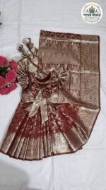 বেনারশী কাতান মেরুন (Code 22) - Image 2