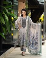 Noyon Tara Embroidered Cotton Salwar Kameez  – (Style-6735)