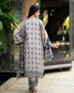 Noyon Tara Embroidered Cotton Salwar Kameez  – (Style-6735) - Image 2