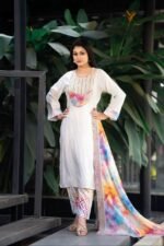 Rainbow Premium Viscoz Reon Salwar Kameez – Elegant 3 Piece for Women  – (Style-6719) - Image 2