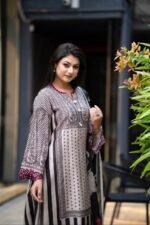 Dora Embroidered Cotton Salwar Kameez – (Style-6728) - Image 2