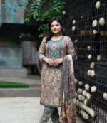 Nobina Digital Printed Embroidered Salwar Kameez - (Style-6725) - Image 2