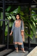 Aloki Mirror Embroidery Salwar Kameez Set for Women – Stylish & Comfortable- (Style-6733)