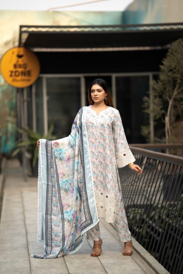 Manhai Premium Viscoz Reon Salwar Kameez – Elegant 3 Piece for Women- (Style-6746)