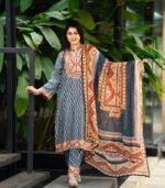 Aloki Mirror Embroidery Salwar Kameez Set for Women – Stylish & Comfortable- (Style-6733) - Image 2