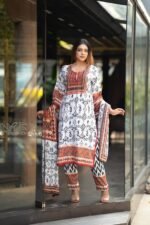 Ceren Premium Viscoz Reon Salwar Kameez – Elegant 3 Piece – (Style-6726)