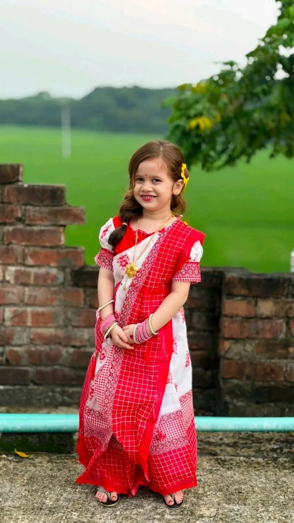 সন্ধ্যামালতি -কটন রেডিমেড বেবি শাড়ি