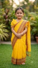 টাঙ্গাইল হাফ সিল্ক পপকর্ন রেডিমেড বেবিশাড়ি