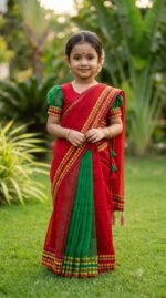 টাঙ্গাইল হাফ সিল্ক পপকর্ন রেডিমেড বেবিশাড়ি