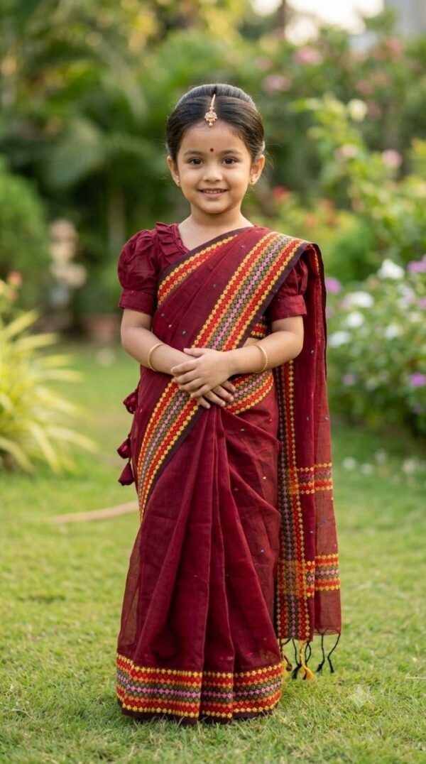 টাঙ্গাইল হাফ সিল্ক পপকর্ন রেডিমেড বেবিশাড়ি