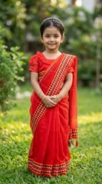 টাঙ্গাইল হাফ সিল্ক পপকর্ন রেডিমেড বেবিশাড়ি