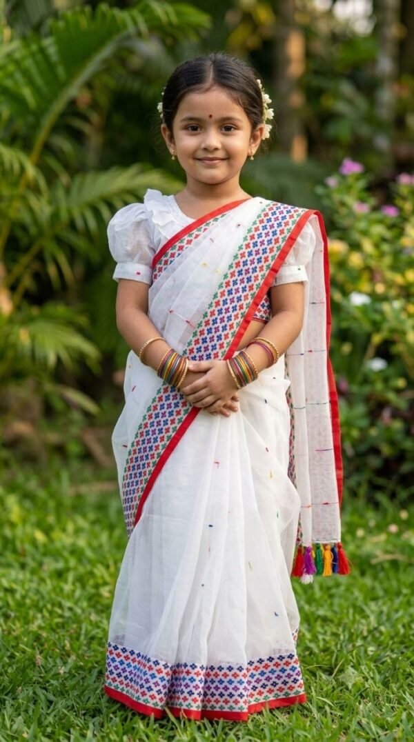 টাঙ্গাইল হাফ সিল্ক পপকর্ন রেডিমেড বেবিশাড়ি