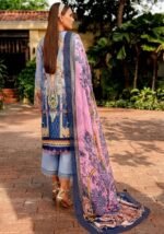 Sky Blue Designer Printed Lawn Unstitched Salwar Kameez _Style(5616) - Image 2